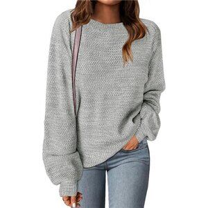 Sweaters for Women 2025 Fall Winter Oversized Pullover Crew Neck